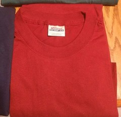 Vintage Hanes Heavyweight 50/50 Blank Men’s T-Shirt Size XL Red, Gray,Blue,Green