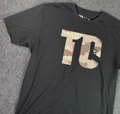 T1C Tier 1 Concealed Holsters Mens XL Desert Camo Glock Logo Black T Shirt