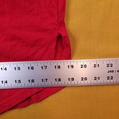 Switch Remarkable Men’s Medium Razor Cut Zipper Short Sleeve Shirt Red White