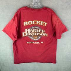Rocket Harley Davidson Mens Shirt XL Huntsville Alabama Biker Grunge