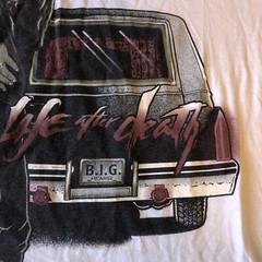 Notorious BIG TShirt White Womens Large Life After Death Brooklyn Mint Rook AsIs