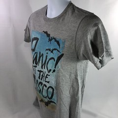 Panic! At The Disco T Shirt Gray Size Small Band Tee Retro Big Front Graphic