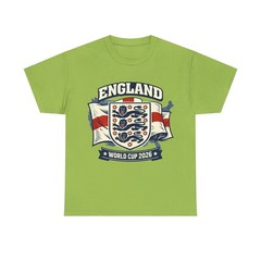 England World Cup 2026 Crest Tee | Three Lions Football Shirt