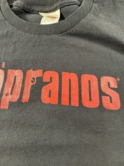 Vintage The Sopranos HBO TV Show Promo Black T-Shirt, Sz Extra Large XL