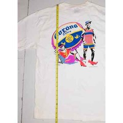 Vintage 80s Corona Extra Beer Sz L Roaring 20s Beach Scene T-shirt 2