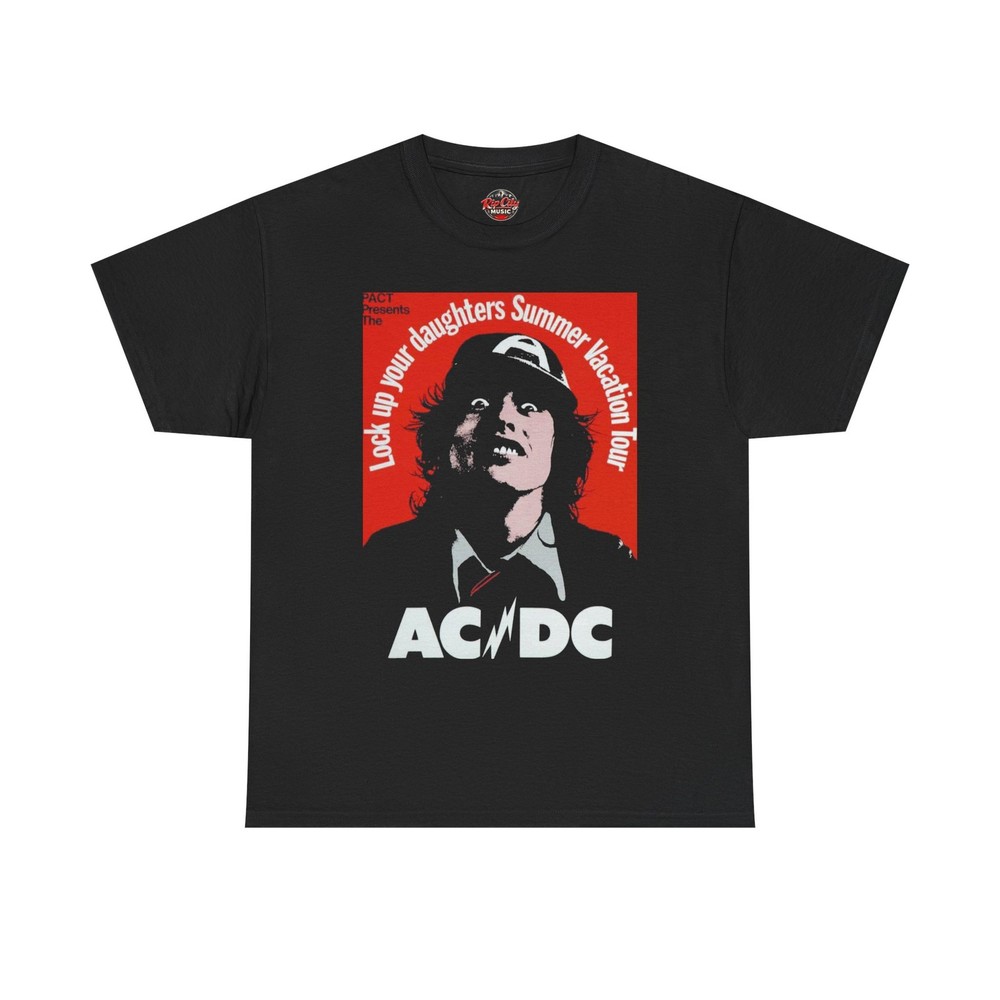AC/DC Angus Lock Up Your Daughters Vacation Tour Rock Band Unisex T-Shirt