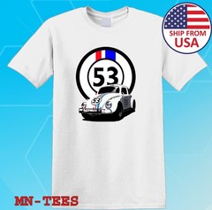 Herbie The Love Bug Movie Number 53 White Size S-5XL