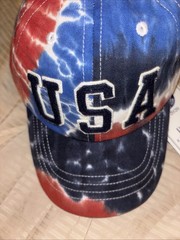 POLO Ralph Lauren NATIONAL TEAM USA TIE-DYE CHINO BALL CAP Leather Strap