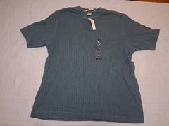 Perry Ellis 100% Cotton Short Sleeve Shirt Size XL