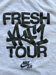 Nike Exclusive Fresh AF1 Tour Air Force 1 Tee T Shirt Men’s M Front Back Cities