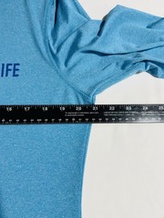 Salt Life SLX Uvapor Long Sleeve Blue Performance Shirt Men’s XL Graphic Print