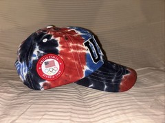POLO Ralph Lauren NATIONAL TEAM USA TIE-DYE CHINO BALL CAP Leather Strap