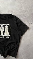 Vintage Humour Tee Shirt Game Over 90’s Funny Print Rare