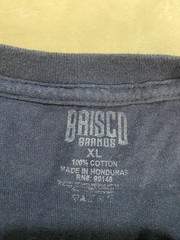 Funny Sarcastic Brisco Brands Men XL Navy Tee My Face Will Say It Graphic Quirky