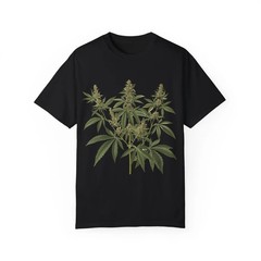 Cannabis Plant Comfort Tee Weed Marijuana Pot Leaf
