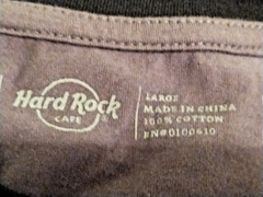 Hard Rock Cafe T-Shirt NASHVILLE Men’s L Gray Distressed Wings Rare Find NWT