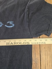 Vintage Y2k Halo 3 T-Shirt Sz Med Xbox 360 Video Game Promo Black Master Chief