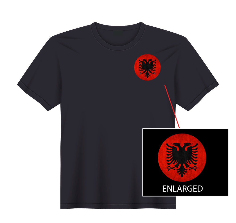 Albania Albanian Flag Tirana, Berat, Shkodër Osom Gorge T-Shirt NEW S, M, L, XL
