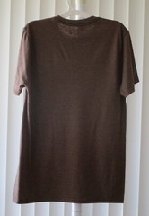 Tee Shirt Short Sleeve Plain Brown Irregular Hurley NWOT Small