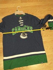NHL Fanatics CANUCKS Men T-shirt, New with tags, Size L