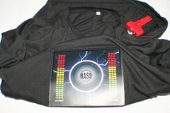 BASS Men’s Black SS Shirt Size M *SOUND ACTIVATED LIGHTS*