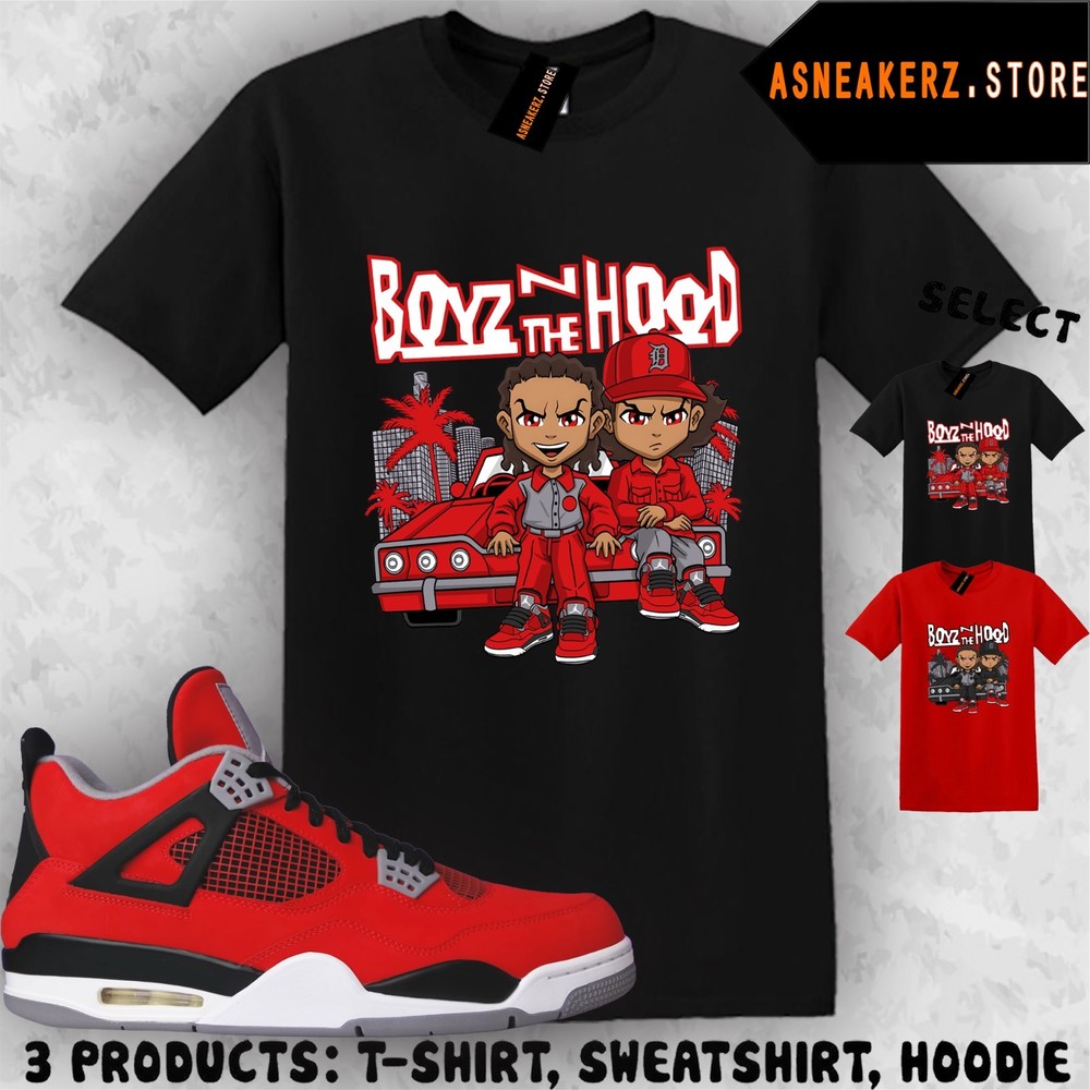 Tee Shirt Matching AJ 4 Toro Bravo 2026 Match Sneaker The Boondocks Boyz T-Shirt