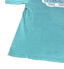 Vintage Mossimo T Shirt Men’s Large Green Single Stitch Made in USA Front & Back