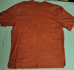 3 Shirt Lot-Duluth Mens Short Sleeve Cotton Crew Neck Redhead Henley Shirt Pockt