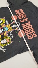 Guns N’ Roses 1988 Appetite for Destruction Tour Style Black Cotton Shirt, Small