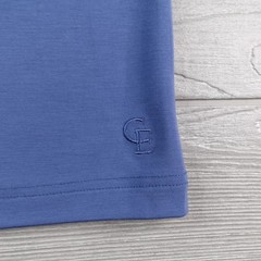 NEW Cozy Earth Ultra Soft Bamboo Raglan Tee Men’s Size 3XL XXXL Cobalt Blue NWT