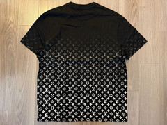 Louis Vuitton Monogram Gradient Tee Shirt noir blanc black sz L