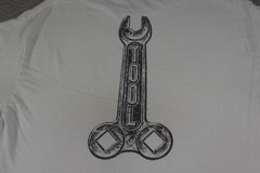 Tool 2009 Tour Shirt Mens Large White Los Angeles CA Wrench Opiate Double Sided