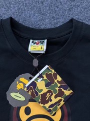 BAPE Baby Milo Leopard Print Black T-Shirt Unsex| BAPE