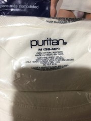 NEW 4 Pack Puritan T Shirts Mens M Medium White Short Sleeve Ring Spun 114WH WH