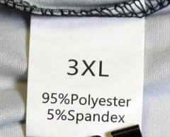 No Brand Dye-Sub Shirt, Deer w/Antlers, Short Sleeve, Poly/Spandex, 3XL