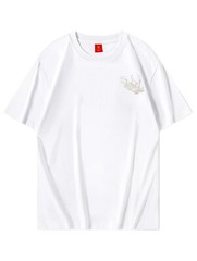 Niepce Men’s Gallant Lion Embroidery Tee Japanese Streetwear T-Shirt