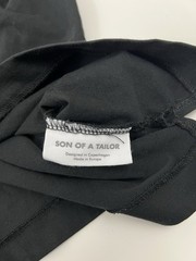 Son Of A Tailor Black T Shirt Mens Size XL 100% Supima Cotton Short Sleeve USED
