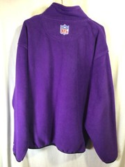 Minnesota Vikings NFL Pro Line Starter Purple Fleece Polyester Jacket J4