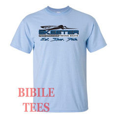 Skeeter Fishing Boats Men’s Light Blue Size S to 5XL