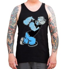 NWT Lowbrow Art Company Mens SAILOR MAN TANK TOP BLACK SMALL-2XLARGE LIMITED