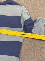 Vintage 50s 60s Jantzen T-Shirt Striped Ringer Mens Large Blue Surf True Vtg
