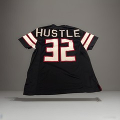 Hustle Gang Block by Block Football Jersey Grid Iron Hawk HG 32 X-LARGE