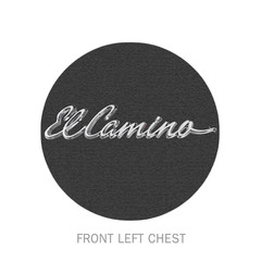 Chevrolet El Camino Classic Old Muscle Car Mens Gray T-Shirt Official Licensed