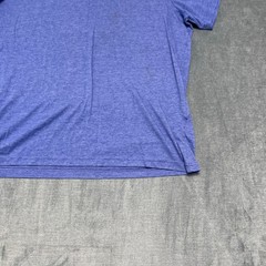 Adidas Aeroready T Shirt Mens XL Purple 3 Stripe Logo Moisture Wicking Athletic