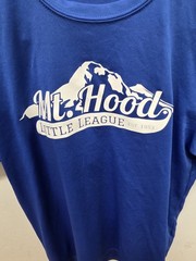 Mount Hood Little League Jersey Shirt Blue #29, size medium