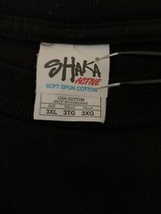 Shaka Active Soft Spun Cotton Short Sleeve T-Shirt,Men’s Size 3XL,100% Cotton