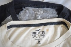 Men Hollister T-shirts Sz. Lg. Must have collection Y2K 2 shirts 100% cotton