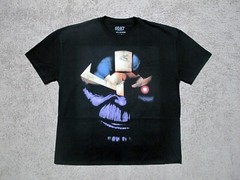Thanos x Goat Crew marvel men’s black t-shirt XL infinity gauntlet war villain