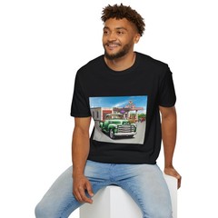 Vintage GMC Pickup Truck T Shirt, Old Trucks Vintage Cars Art Painting