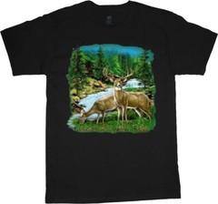 Deer Hunting T-shirt Mens Graphic Tee Clothing Apparel Gear Accessories Gifts